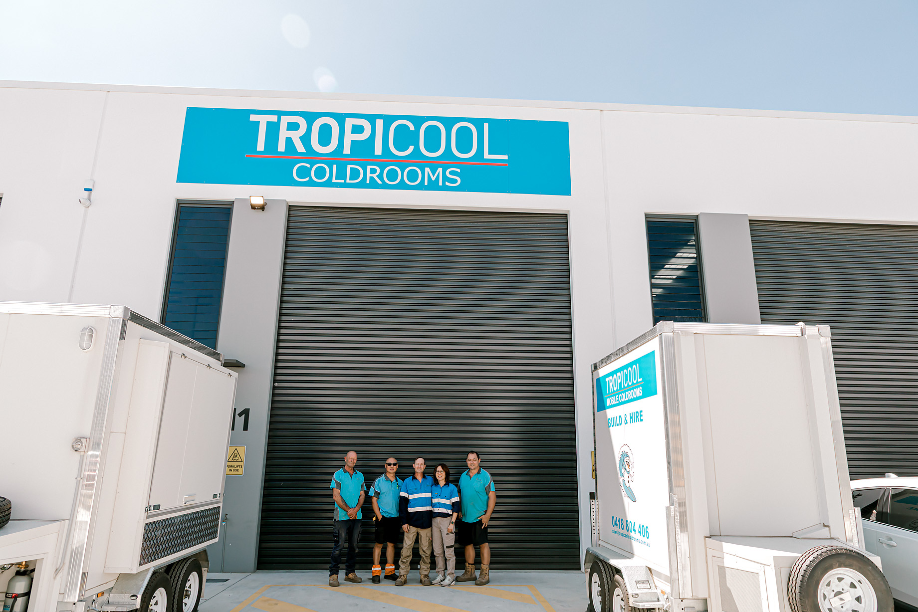 Large Capacity Mobile Cold Storage Trailer