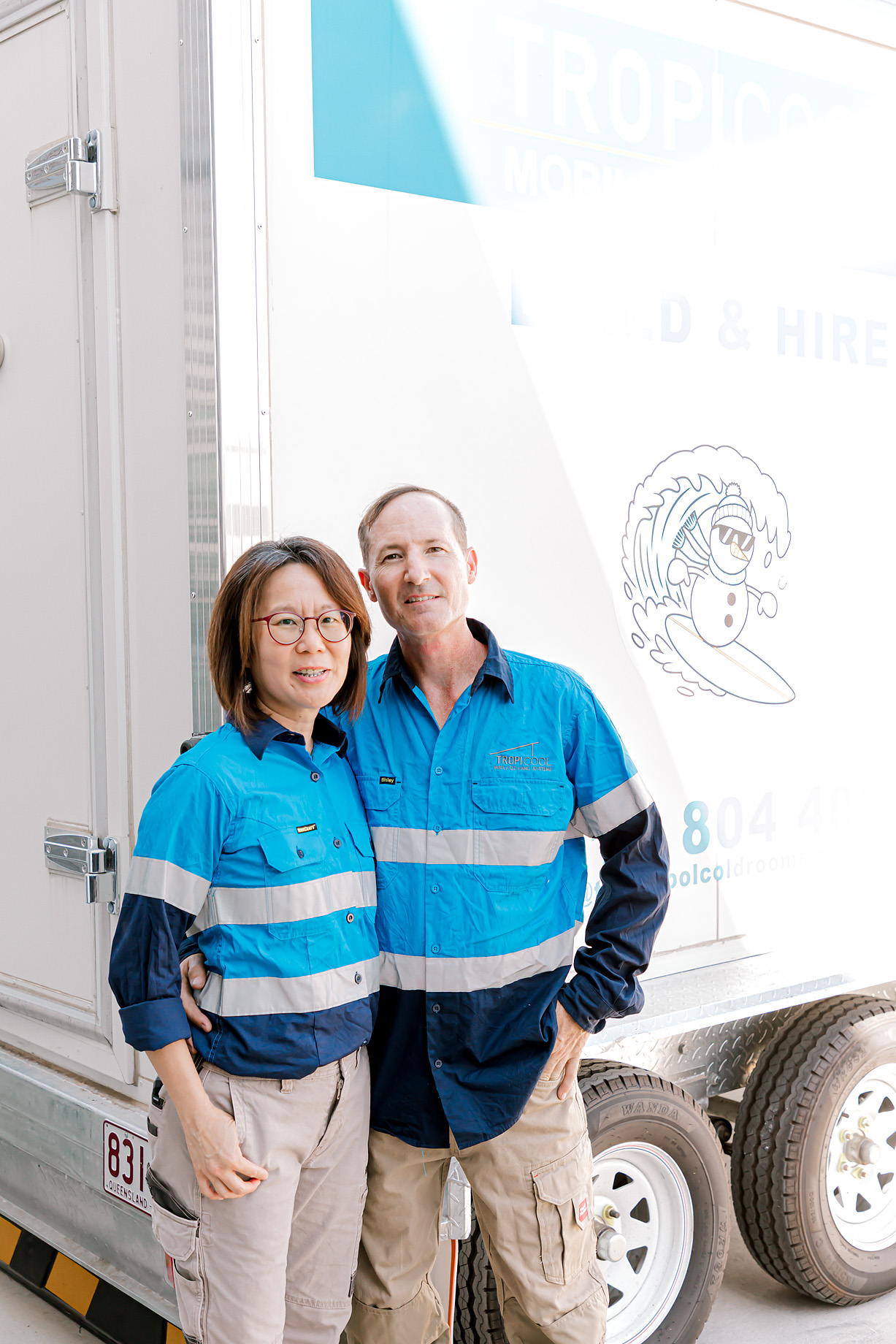 Large Capacity Mobile Cold Storage Trailer